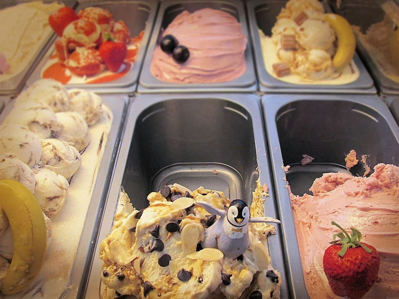 Comidas caseras con helado